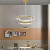 Lamore Home Dora Günışığı Ledli 3 Katlı Sarı Sarkıt Avize