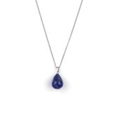 Lapis Lazuli Doğal Taş Damla Model Kolye