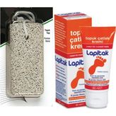 Lapitak Yazpera Lapitak Topuk Bakım Kremi + Ponza Topuk Ayak Temizleme Taşı