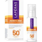 LAPÉRAS Matrixyl 3000® Peptides Age Defense Sunscreen, Spf 50+ UVA UVB Mavi Işık Koruyucu Dolgunlaştırıcı Canlandırıcı Nemlendirici Hyaluronik Vegan Yüksek Koruma Yüz Güneş Kremi, 75ml