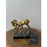 Lara Decor Gold Geyik Heykel