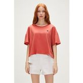 Lara Oversize T-Shirt Ginger Tarçın Basic Kadın Tişört