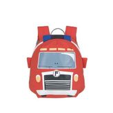 Lassig Tiny Drivers Fire Engine Unisex Çocuk Sırt Çantası - Kırmızı