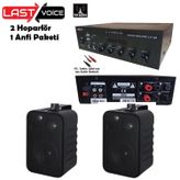 Lastvoice Black Soft Paket-1 Hoparlör-Anfi Mağaza Ses Sistemi