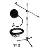 Lastvoice MS06 Shock Mount Pop Filter Mikrofon Standı