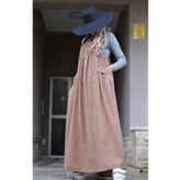 Launes Oversize Cepli Sütlü Kahve Jile/Salopet