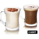 Lav 2 Adet Lav Zen Plus Cam Kupa - Şeffaf