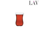 Lav 30020 6'lı Cam Çay Bardağı Seti