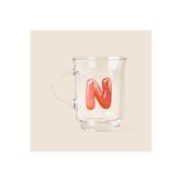 LAV N Harfli Kupa - Şeffaf - 250 ml