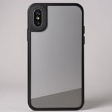 Lavderuar İPhone XR İle Uyumlu Yüksek Kalite Özel Üretim Aynalı Kamera Koruma Çıkıntılı Parlak Kapak Telefon Kılıfı Kılıf-SZR02