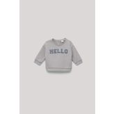 Layette BG Store Erkek Bebek Gri Sweatshirt