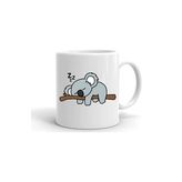 Lazzy Koala Baskılı Seramik Beyaz Kupa