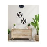 LBX LİGHTİNG BOX Yıldız Home Küp 2.li Rustik Siyah Avize