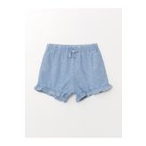 LC Waikiki Beli Lastikli Basic Kız Bebek Şort
