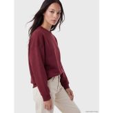 Lc Waıkıkı Bordo Oversize Kadın Kalın Sweatshirt