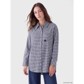 LC Waikiki Cepli Ekose Oversize Kadın Gömlek