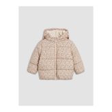 LC Waikiki Çiçek Desenli Kız Bebek Şişme Mont (W6)
