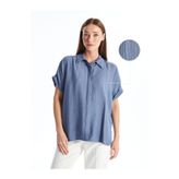 LC Waikiki Kısa Kollu Oversize Kadın Gömlek
