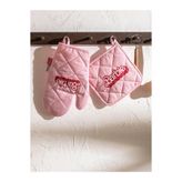 LC Waikiki LCW HOME Pembe Barbie Baskılı Fırın Eldiveni Ve Tutaç