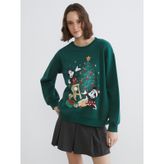 LC Waikiki Mickey Mouse Baskılı Kadın Kalın Sweatshirt