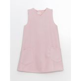 LC Waikiki V Yaka Basic Kız Çocuk Elbise