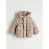 Lc Waikiki Yeni Sezon Kapüşonlu Erkek Bebek Şişme Mont - Bej - 2 - 3 Yaş