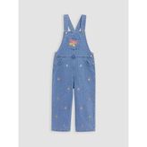 Lc Waikiki Yeni Sezon Mavi Nakışlı Kız Çocuk Jean Salopet - 3 - 4 Yaş