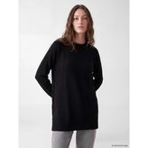 Lc Waikiki Yeni Sezon Siyah Kadın Basic Triko Tunik - M