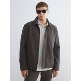 Lc Waikiki Yeni Sezon Standart Kalıp Gömlek Yaka Erkek Kaşe Mont - Haki