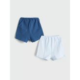 Lcw Baby Lacivert Beli Lastikli Basic Erkek Bebek Şort 2'Li
