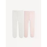 Lcw Baby Pembe Basic Kız Bebek Külotlu Çorap 2'Li