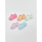 Lcw Baby Pembe Basic Kız Bebek Patik Çorap 5'Li