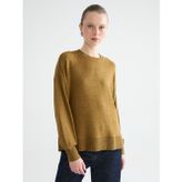 Lcw Everyday Sarı Bisiklet Yaka Oversize Kadın Sweatshirt
