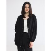 Lcw Everyday Siyah Kapüşonlu Kadın Tunik