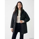 Lcw Everyday Siyah Kapüşonlu Oversize Kadın Şişme Mont