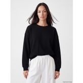 Lcw Everyday Siyah Oversize Kadın Kalın Sweatshirt