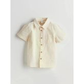 Lcw Kids Bej Basic Cepli Erkek Çocuk Poplin Gömlek