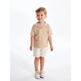Lcw Kids Bej Beli Lastikli Basic Erkek Bebek Şort