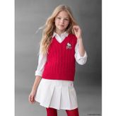 Lcw Kids Kırmızı Hello Kitty Kız Çocuk Triko Süveter
