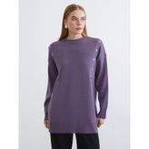 Lcw Modest Mor Bisiklet Yaka Kadın Triko Tunik