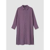 Lcw Modest Mor Oversize Modal Karışımlı Kadın Gömlek Tunik