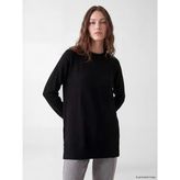 Lcw Modest Siyah Kadın Basic Triko Tunik