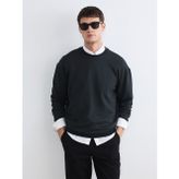 Lcw Vision Antrasit Bisiklet Yaka Erkek Sweatshirt