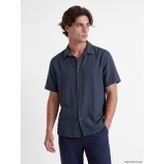 Lcw Vision İndigo Regular Fit Armürlü Erkek Gömlek