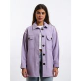 Lcw Vision Lila Oversize Kadın Gömlek Ceket