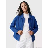 Lcw Vision Mavi Oversize Kadın Jean Gömlek
