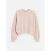 Lcw Vision Pembe Bisiklet Yaka Oversize Kadın Sweatshirt
