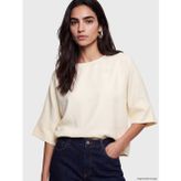 Lcw Vision Sarı Bisiklet Yaka Oversize Bluz