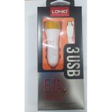 Ldnıo Android Uyumlu Usb Cift Usb Girisli Arac Sarj Aleti