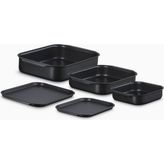 Le Creuset Üstün Performanslı 5 Parça Fırın Tepsisi ve Fırın Kabı Seti - Siyah